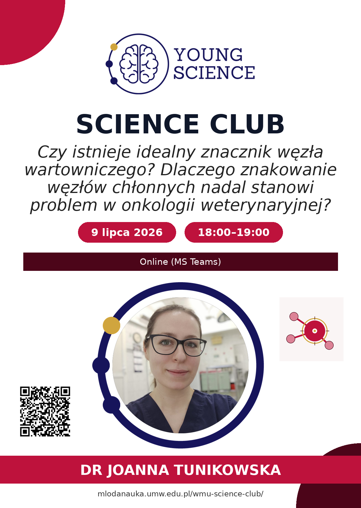 Science Club - Idealny znacznik węzła wartowniczego - Dr Joanna Tunikowska - 9 July 2026