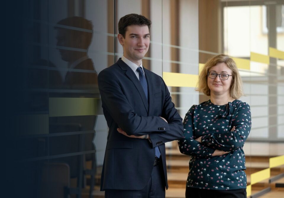 Wojciech Szlasa i Julita Kulbacka, koordynatorzy Młodej Nauki